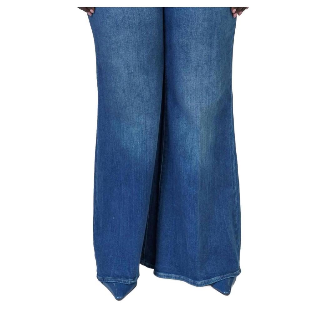 NYDJ Blue Wide Leg Flare Jeans